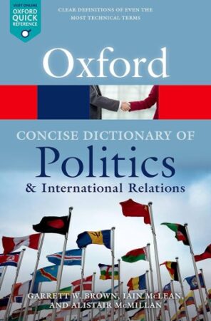 Concise Dictionary Of Politics And