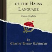 Dictionary Of The Hausa Language