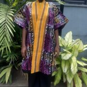 Aso Oke Kimono (drawstring)
