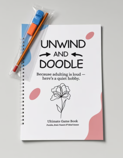 Unwind and Doodle Game book